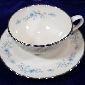 LENOX Rare Chanson Bone China 26 Gorgeous Pristine Pieces Silver Edge Vintage